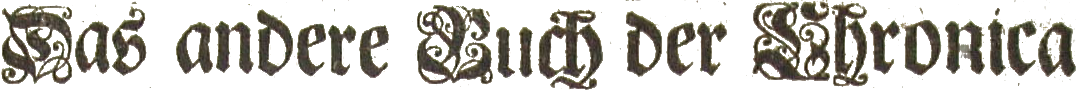 Das andere Buch der Chronica